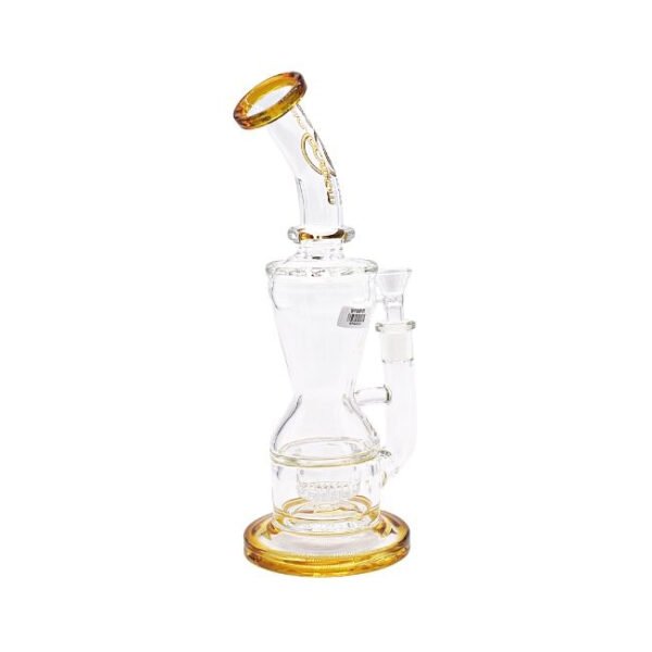 BIG B MOM 12" BEND NECK DESIGN GLASS WATER PIPE