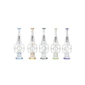 LOOKAH GLASS 20" ICE CATCHER AND FUNNEL NECK DESIGN WATER PIPE