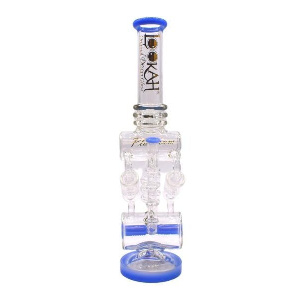 LOOKAH GLASS 16" TANK WITH PERK DESIGN WATER PIPE
