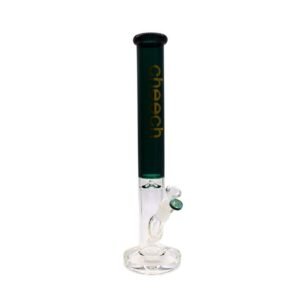 CHEECH GLASS 18" STRAIGHT TUBE WITH CHEECH LOGO WATER PIPE