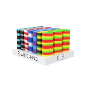 WHITE RHINO SILICONE DUAL CONTAINER 21 CT / BOX