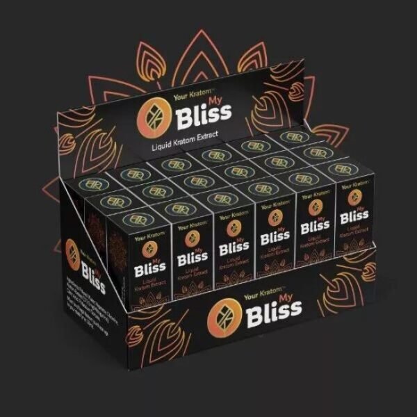 YOUR KRATOM MY BLISS LIQUID KRATOM EXTRACT 15ML SHOTS 18CT/ BOX