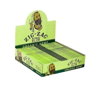 ZIG ZAG PAPER ORGANIC HEMP KING SLIM 24CT/ BOX