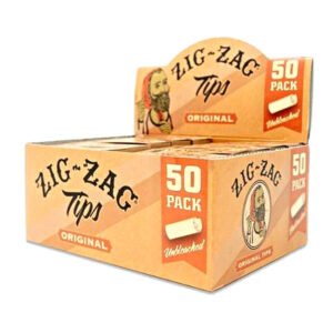 ZIG ZAG UNBLEACHED TIPS ORIGINAL 50PK/ BOX