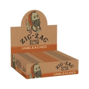 ZIG ZAG UNBLEACHED PAPERS 24CT/ BOX