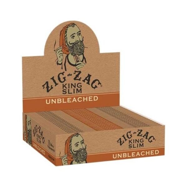 ZIG ZAG UNBLEACHED PAPERS 24CT/ BOX