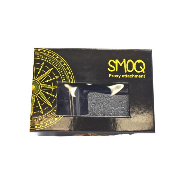 SMOQ GLASS 5" PROXY ATTACHMENT BLACK COLOR