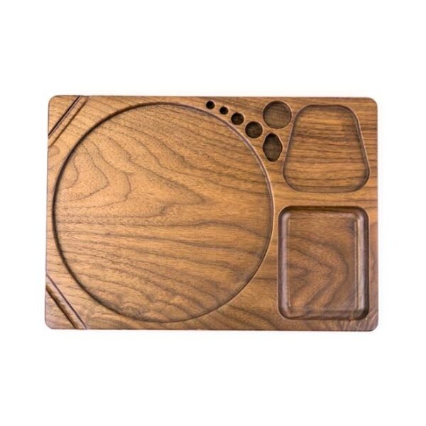 BLAZY SUSAN DAB ROLLING TRAY WITH 3PC SILICONE INSERTS