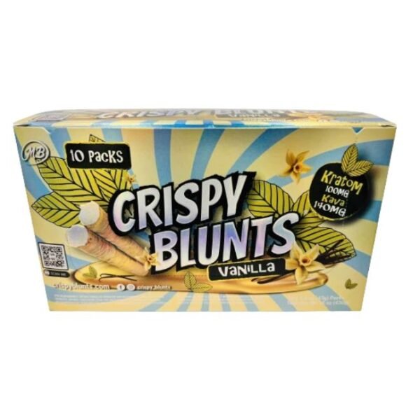 CRISPY BLUNTS KRATOM 100MG KAVA 140MG 10CT/ BOX