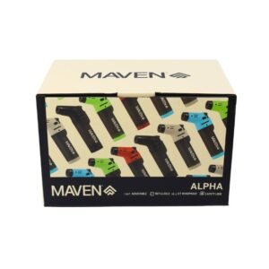 MAVEN ALPHA WIND PROOF TORCH LIGHTER 15CT DISPLAY