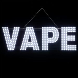 LED NEON SIGN VAPE WITH REMOTE CONTROL