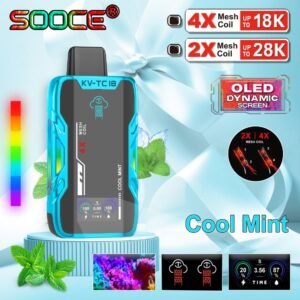 SOOCE KV-TC 5% DISPOSABLE (90ML) 18K PUFFS 5CT/ BOX
