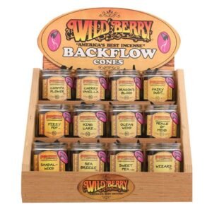 WILD BERRY BACKFLOW FRAGRANCE 12 CONES DISPLAY STARTER KIT (2ND SET)