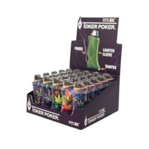 TOKER POKER POKE IT .PACK IT. PUFF.IT PAAS IT. FOUR TWENTY BIC 25CT DISPLAY BOX
