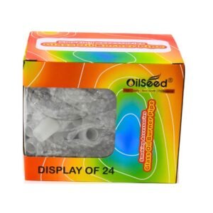 OILSEED PYREX 18MM GLASS TUBE 24CT/ BOX