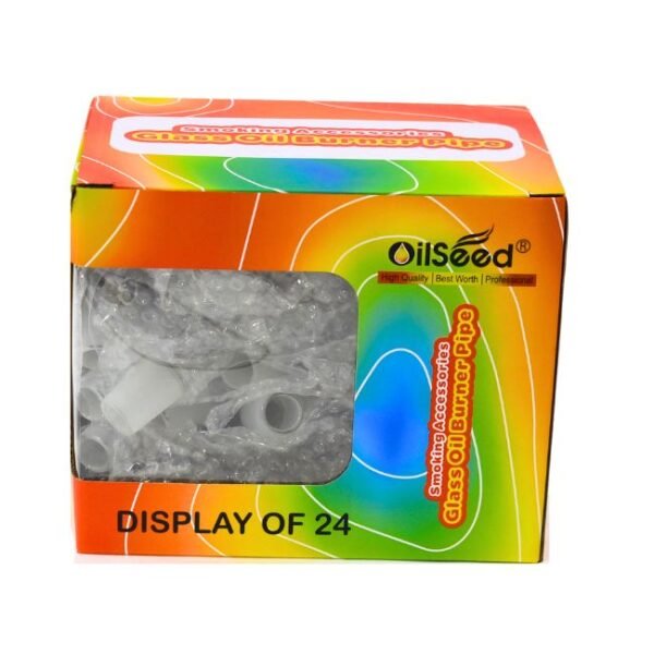 OILSEED PYREX 18MM GLASS TUBE 24CT/ BOX