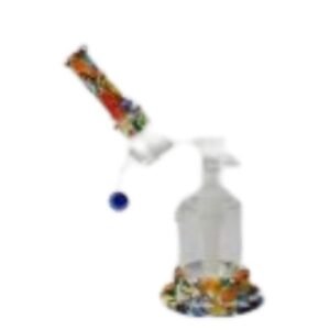 6'' HYDROGRAPHICS PRINTING SILICONE WATER PIPE