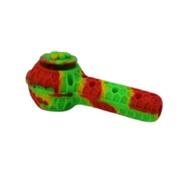 4'' FANCY SILICONE HAND PIPE