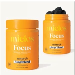 MIELOS NATURE'S DIETARY SUPPLEMENT MUSHROOM 1000MG GUMMIES 60CT JAR