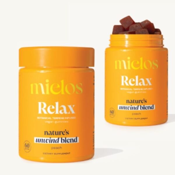 MIELOS NATURE'S DIETARY SUPPLEMENT MUSHROOM 1000MG GUMMIES 60CT JAR