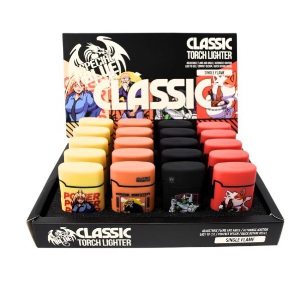 SPECIAL BLUE CLASSIC ANIME TORCH LIGHTER (LT161M) 20 CT BOX