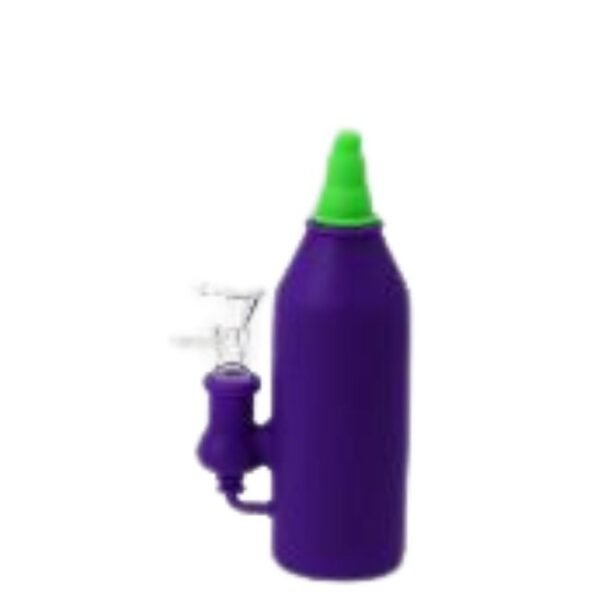 8'' MILK BOTTLE SILICONE WATER PIPE
