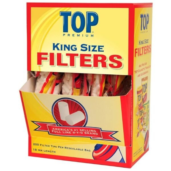 TOP FILTER TIPS  (KING SIZE (18MM 16BAGS))
