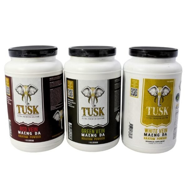 TUSK ULTRA PREMIUM KRATOM 1KG POWDER JAR