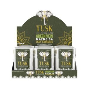 TUSK ULTRA PREMIUM LEAF KRATOM CAPSULES 275CT JAR