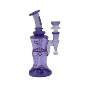 10'' CALIBEAR GLASS FANCY COLOR TUBE WATER PIPE