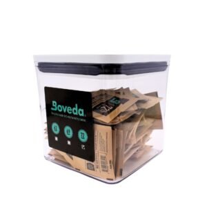 BOVEDA 72% HUMIDITY CONTROL 8 GRAMS OXO CONTAINER 100 UNITS DISPLAY