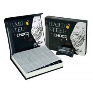 HARD STEEL 5X STRONGER THE ULTIMATE POWER SOURCE SEXUAL ENHANCEMENT CHOCOLATE FOR MEN 12CT/ BOX