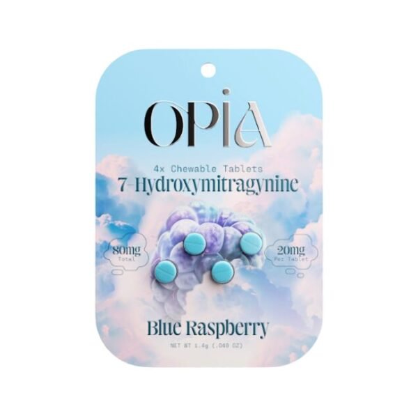 OPIA 7-HYDROXYMITRAGYNINE KRATOM EXTRACT 20MG PER TABLET 4CT/10PK