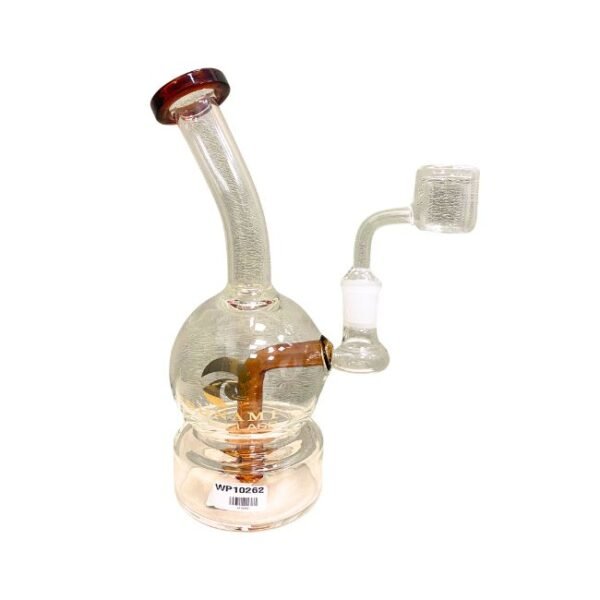 TSUNAMI GLASS 8'' FANCY GLOBE DESIGN WATER PIPE