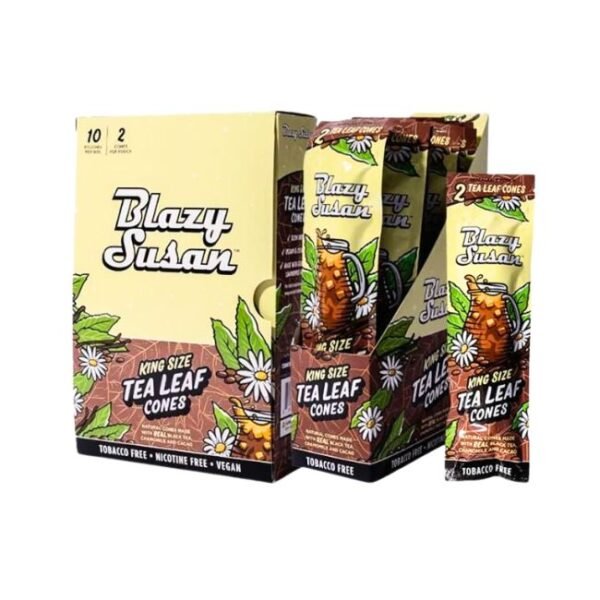 BLAZY SUSAN TEA LEAF KING SIZE CONES 2PK/ 10CT/ BOX