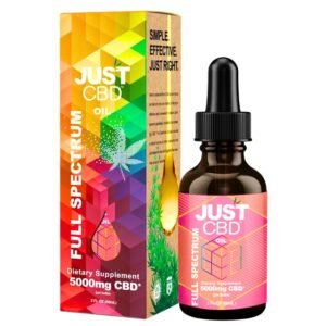 JUST CBD FULL SPECTRUM OIL 5000MG 60ML (2FL.OZ) BOTTLE
