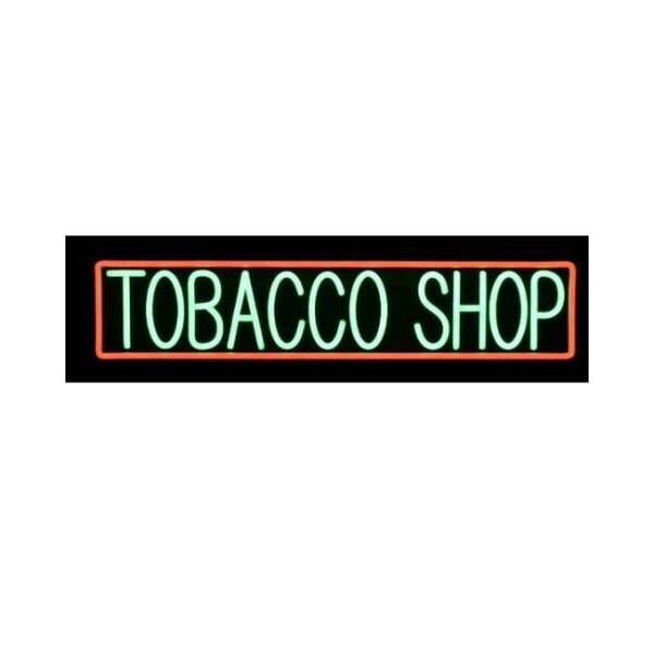 LED NEON SIGN WITH REMOTE CONTROL (70X15CM) TOBACCO SHOP