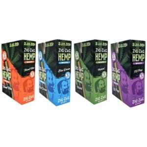 ZIG ZAG HEMP 2PK WRAPS PRE PRICED 0.99 25CT/ BOX