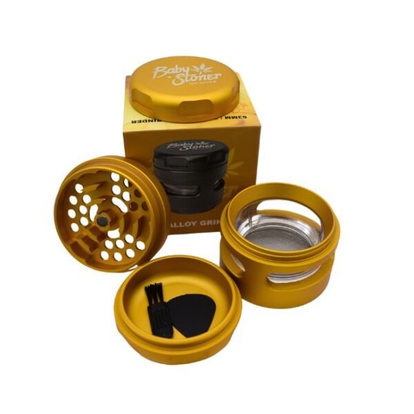BABY STONER ZINC ALLOY 63MM GRINDER