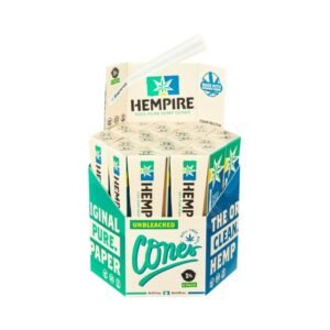 HEMPIRE 100% PURE HEMP UNBLEACHED CONES 24CT/ BOX