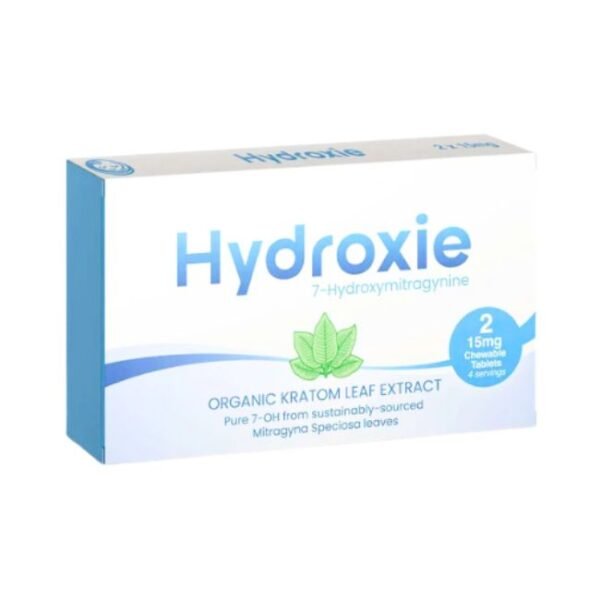 HYDROXIE 7 ORGANIC KRATOM LEAF EXTRACT 15MG CHEWABLE TABLETS 2CT/20PK