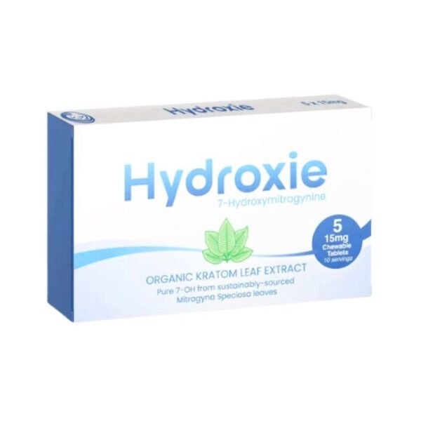 HYDROXIE 7 ORGANIC KRATOM LEAF EXTRACT 15MG CHEWABLE TABLETS 5CT/20PK