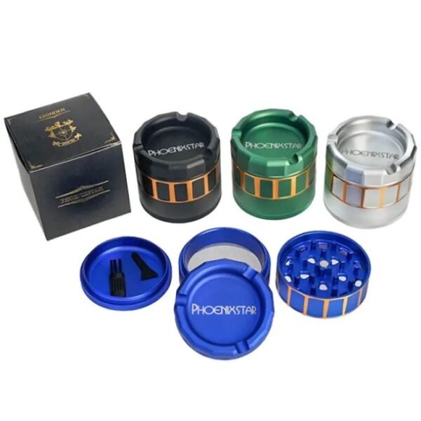 PHOENIXSTAR 60MM 4 PART FANCY METAL GRINDER