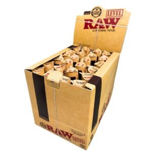 RAW CLASSIC LEVEL CONE 84MM / 3.3 INCHES (TIP 26MM) 6 CONES PER PACK 24CT/ BOX