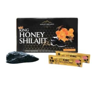 KING HONEY SHILAJIT PLUS MOUNT ORGANICS IMPROVE SEXUAL  ENERGY & STAMINA LAB TESTED 15GM X 10 SACHETS PER BOX