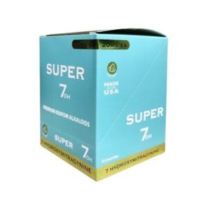 SUPER 7 HYDROXYMITRAGYNINE PREMIUM KRATOM ALKALOIDS 20MG PER TABLET 3CT/10PK
