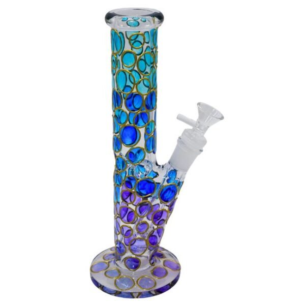 10'' MINI GROOVY COLOR FULL STRAIGHT TUBE