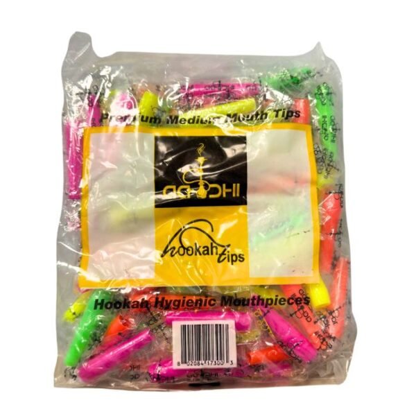 AADHI HOOKAH HYGIENIC MOUTHPIECES TIPS MEDIUM 100CT/ BAG