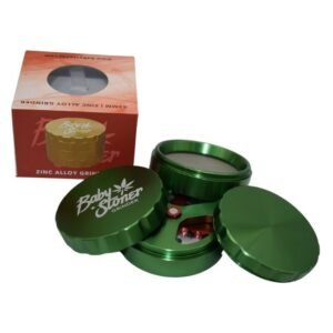 BABY STONER ZINC ALLOY 63MM X 44MM GRINDER