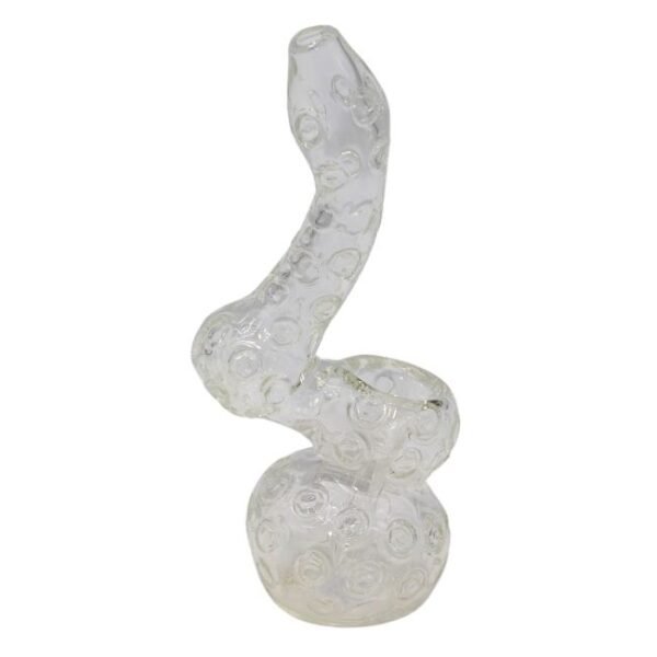 7" CLEAR FANCY HEAVY DUTY BUBBLER